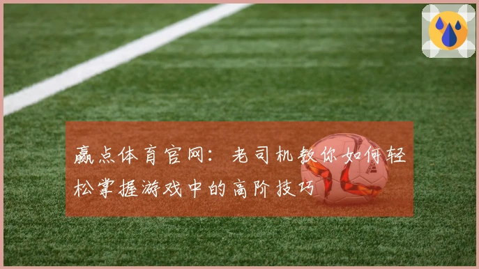 赢点体育官网：老司机教你如何轻松掌握游戏中的高阶技巧